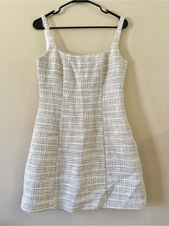 STAUD Dresses & Skirts - Staud Edie Boucle Tweed Scoop Back Mini Dress, Sz 6